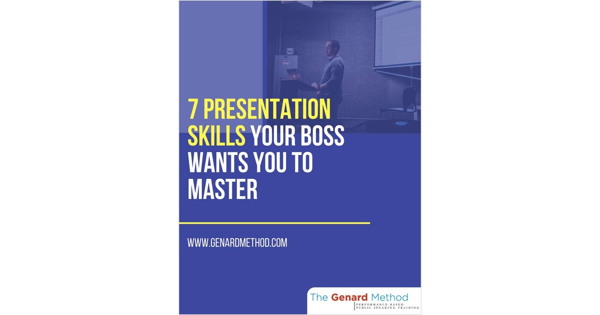 7 Presentation Skills Your Boss Wants You to Master